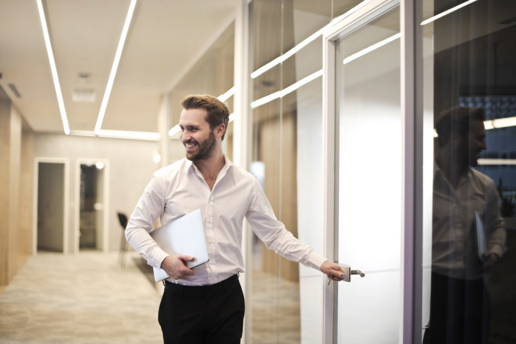 man going to invest in real estate